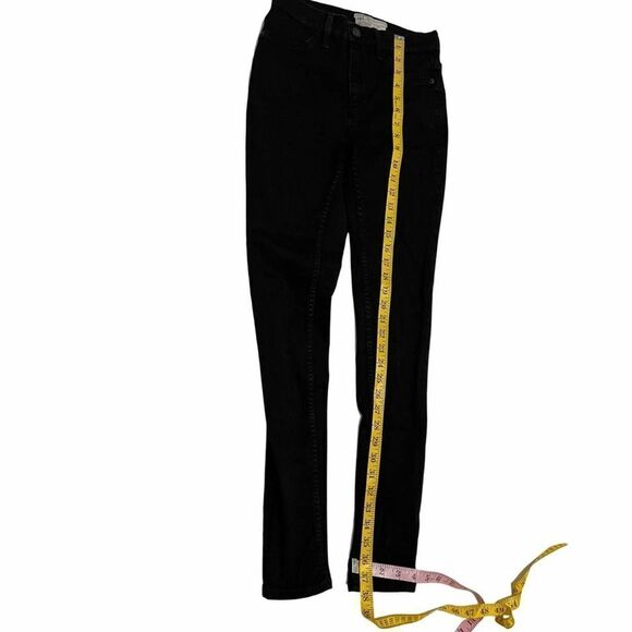 Free People Black Skinny Leg Jeggings Size 26 - Picture 9 of 13